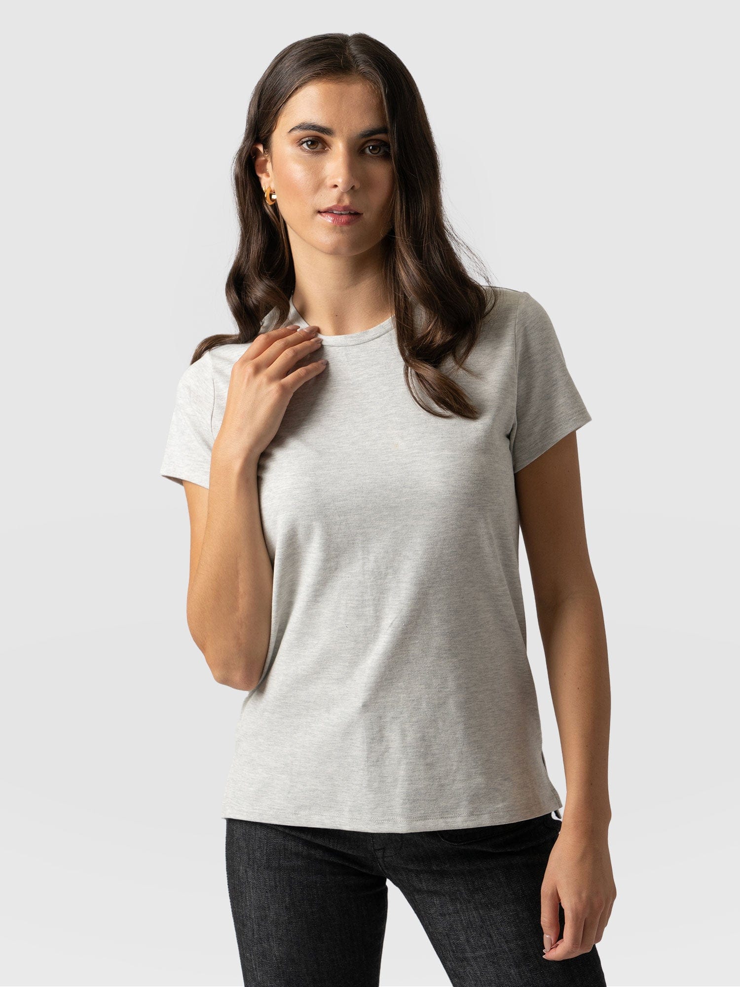 Easy Tee Grey - Women's T-Shirts | Saint + Sofia® EU